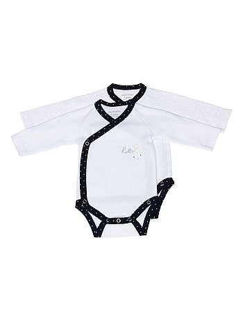 Bodies bébé à manches longues Lot de 2 - SAUTHON