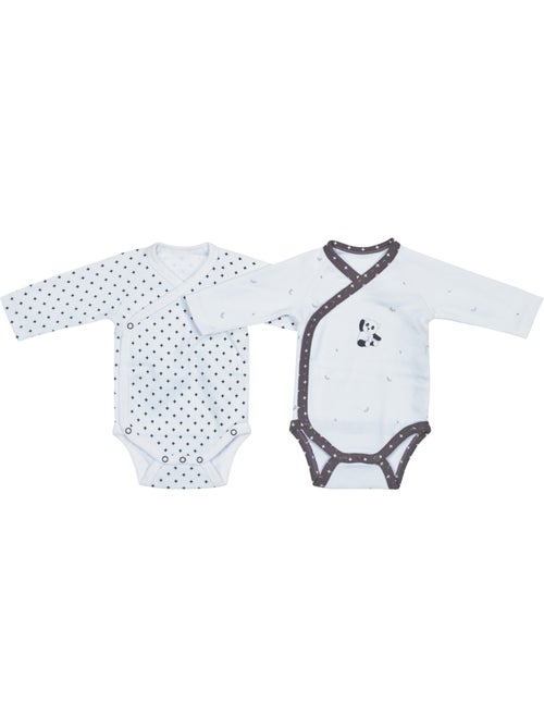 Bodies bébé à manches longues Lot de 2 - SAUTHON - Kiabi