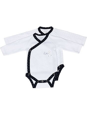 Bodies bébé à manches longues Lot de 2 - SAUTHON