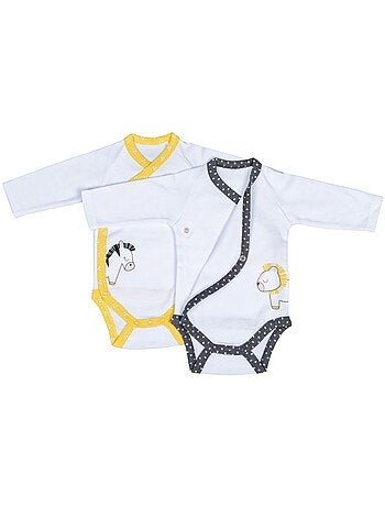 Bodies bébé à manches longues Lot de 2 - SAUTHON