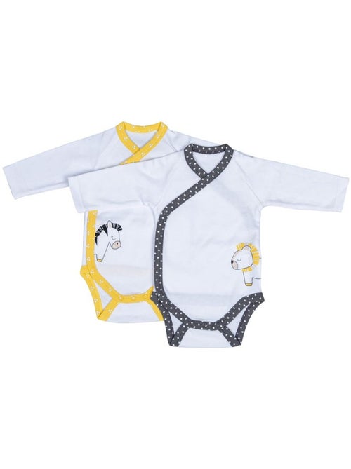 Bodies bébé à manches longues Lot de 2 - SAUTHON - Kiabi