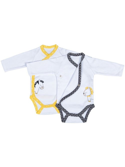 Bodies bébé à manches longues Lot de 2 - SAUTHON - Kiabi
