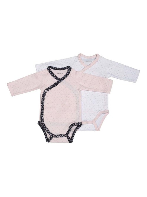 Bodies bébé à manches longues Lot de 2 - SAUTHON - Kiabi
