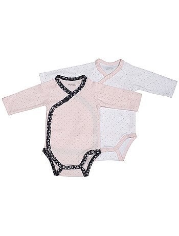Bodies bébé à manches longues Lot de 2 - SAUTHON