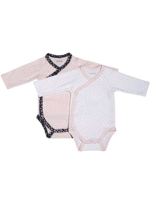 Bodies bébé à manches longues Lot de 2 - SAUTHON - Kiabi