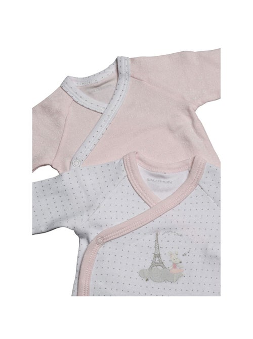 Bodies bébé à manches longues Lot de 2 - SAUTHON - Kiabi