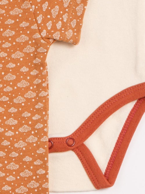 Bodies bébé croisés à manches courtes Lot de 3 - SAUTHON - Kiabi