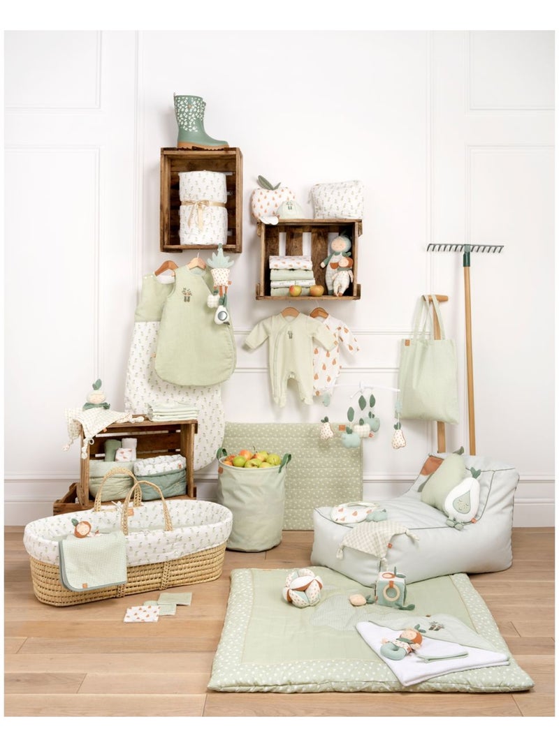 Bodies bébé manches courtes en coton lot de 3 - SAUTHON Blanc Vert - Kiabi
