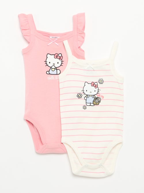 Bodies en coton 'Hello Kitty' - Kiabi