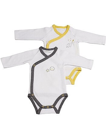Bodies en coton lot de 2 - SAUTHON
