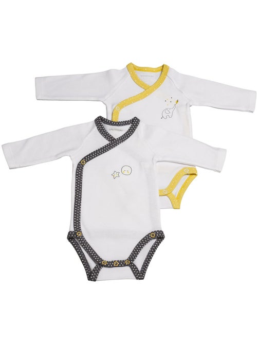 Bodies en coton lot de 2 - SAUTHON - Kiabi