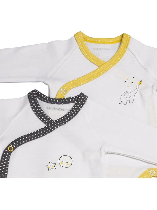 Bodies en coton lot de 2 - SAUTHON - Kiabi