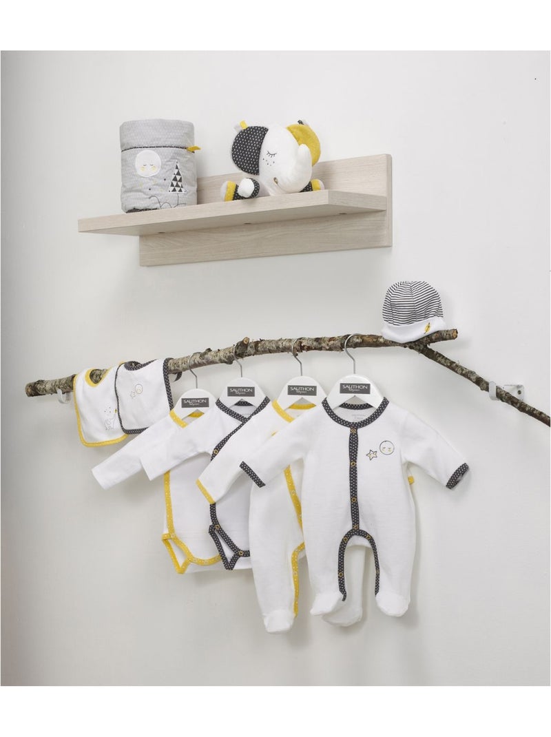 Bodies en coton lot de 2 - SAUTHON Blanc - Kiabi
