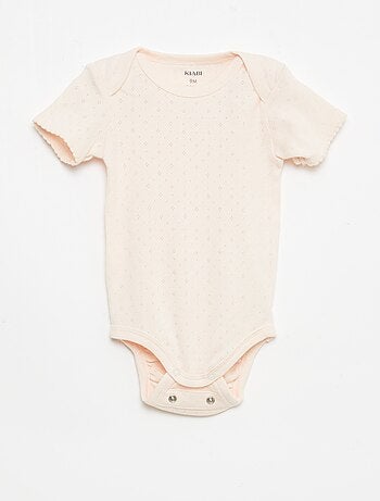 Bodies évolutif en maille unie - Lot de 3