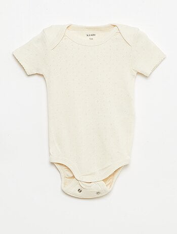 Bodies évolutif en maille unie - Lot de 3