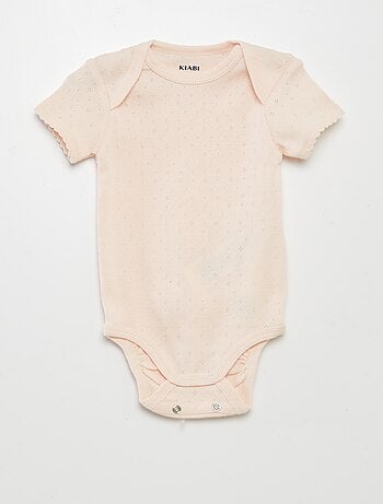 Bodies évolutif en maille unie - Lot de 3