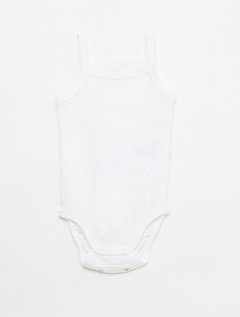 Bodies évolutifs à brettelles - lot de 3