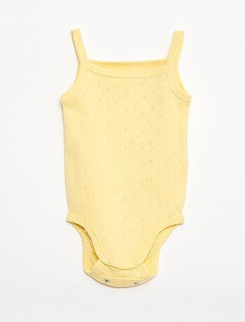 Bodies évolutifs à brettelles - lot de 3