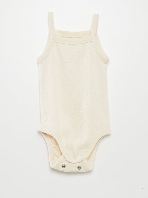 Bodies évolutifs à brettelles - lot de 3 - Kiabi