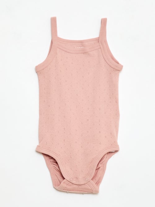 Bodies évolutifs à brettelles - lot de 3 - Kiabi