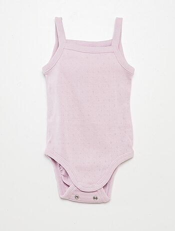 Bodies évolutifs à brettelles - lot de 3