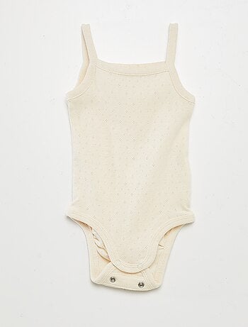 Bodies évolutifs à brettelles - lot de 3