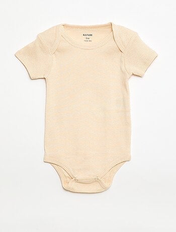 Bodies imprimés en coton - lot de 3