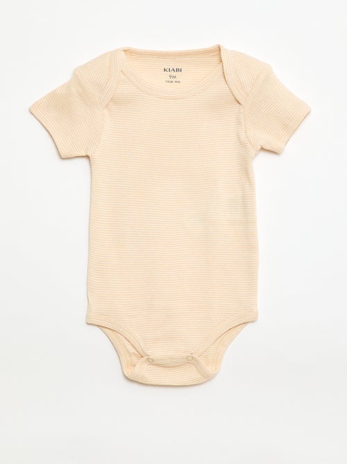 Bodies imprimés en coton - lot de 3 - Kiabi