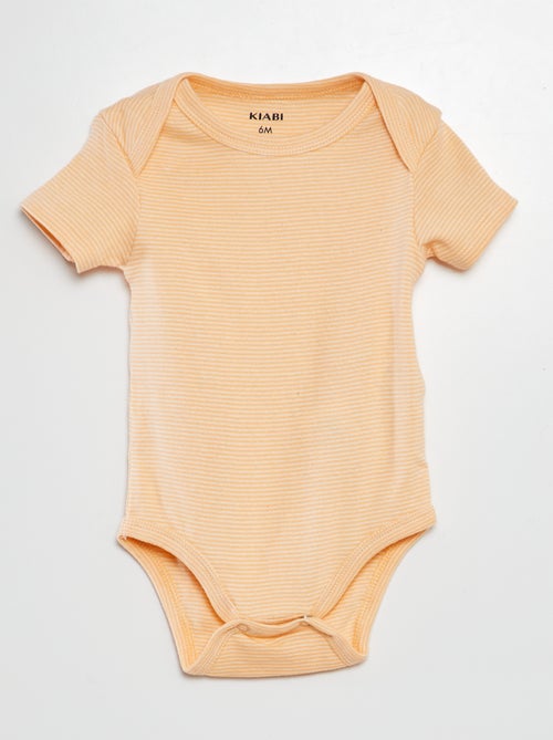 Bodies imprimés en coton - lot de 3 - Kiabi