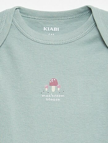 Bodies imprimés en coton - lot de 3