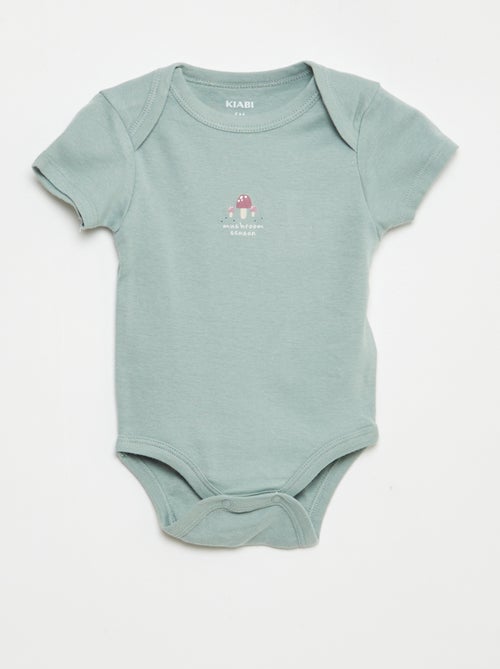 Bodies imprimés en coton - lot de 3 - Kiabi