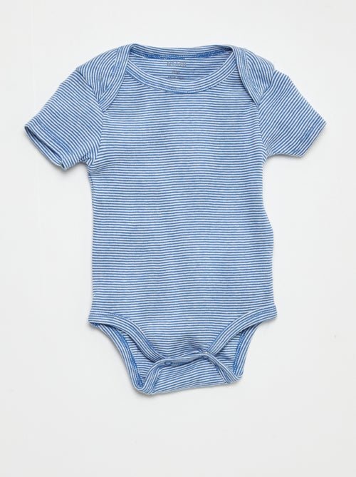 Bodies imprimés en coton - lot de 3 - Kiabi