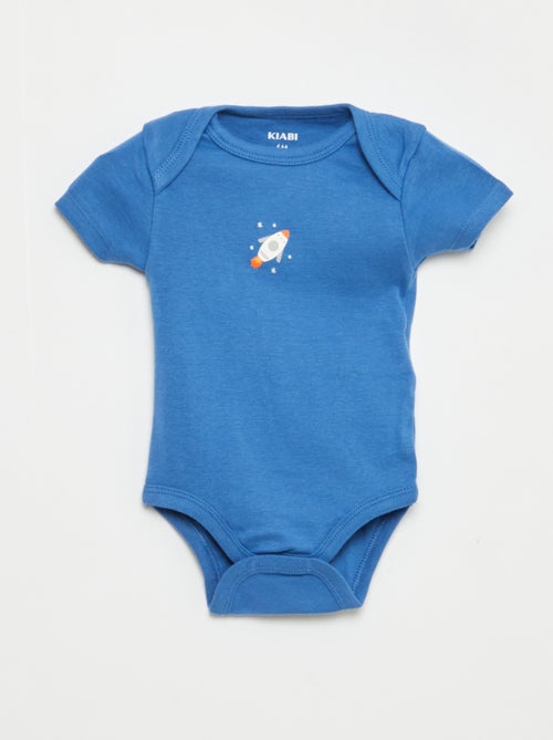 Bodies imprimés en coton - lot de 3 - Kiabi