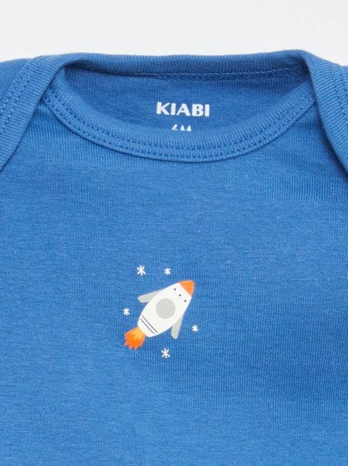 Bodies imprimés en coton - lot de 3 - Kiabi