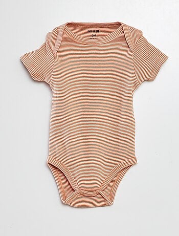 Bodies imprimés en coton - lot de 3