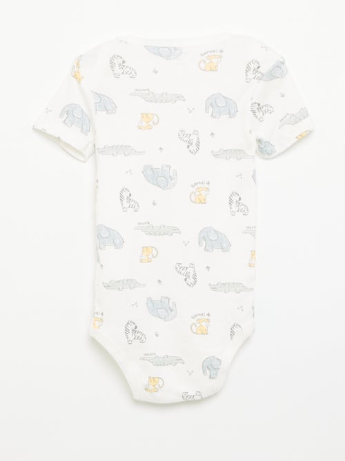 Bodies imprimés en coton - lot de 3 - Kiabi Bodies imprimés en coton - lot de 3 - Kiabi