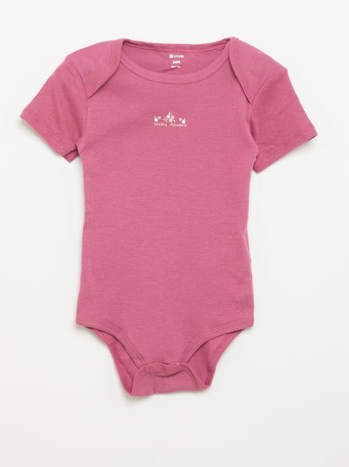 Bodies imprimés en coton - lot de 3 - Kiabi Bodies imprimés en coton - lot de 3 - Kiabi