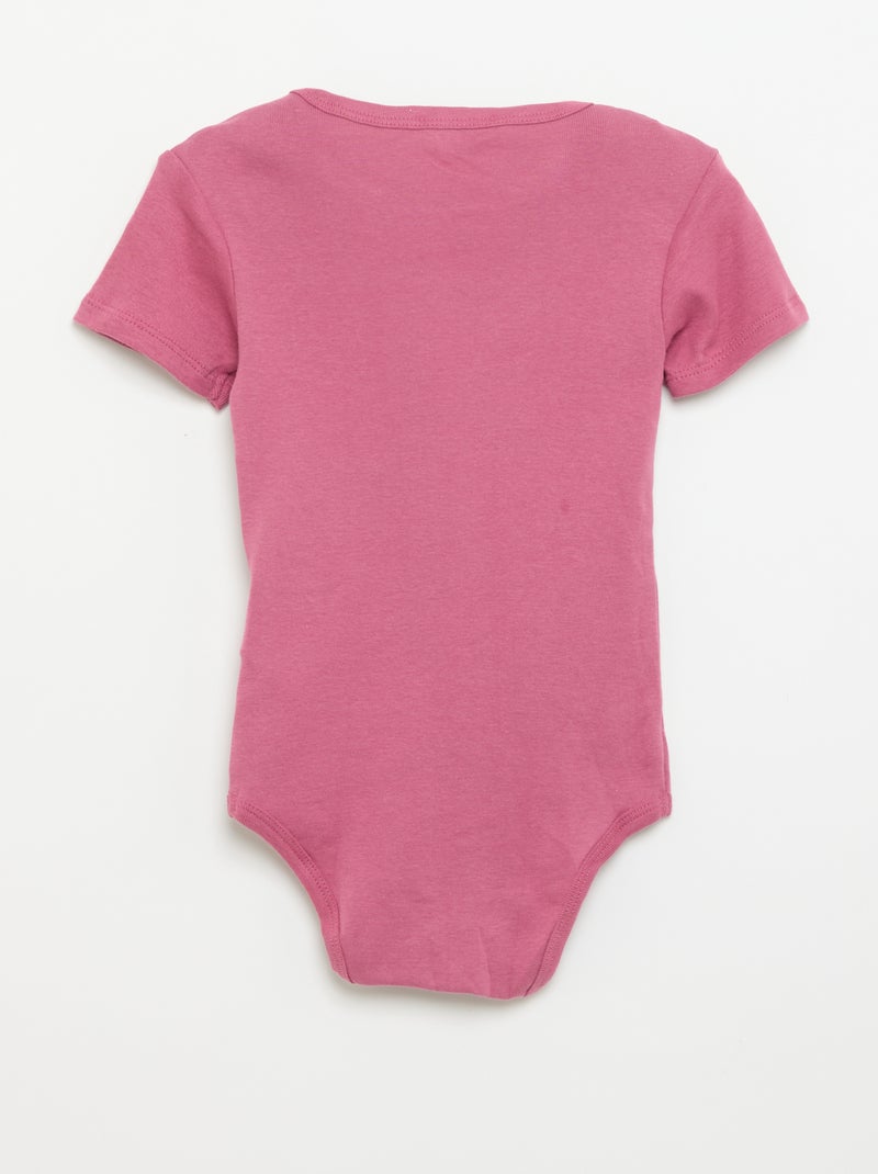 Bodies imprimés en coton - lot de 3 Blanc - Kiabi