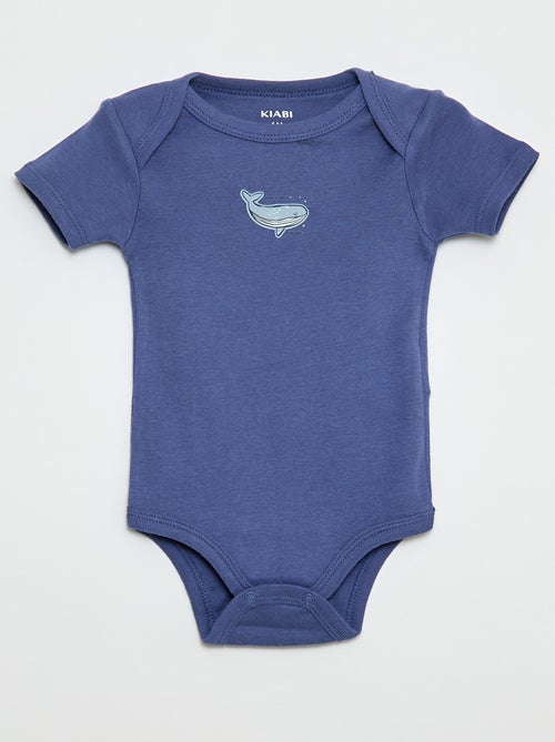 Bodies imprimés en coton - lot de 3 - Kiabi