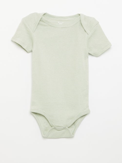 Bodies imprimés en coton - lot de 3 - Kiabi Bodies imprimés en coton - lot de 3 - Kiabi