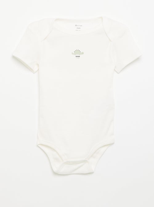 Bodies imprimés en coton - lot de 3 - Kiabi Bodies imprimés en coton - lot de 3 - Kiabi
