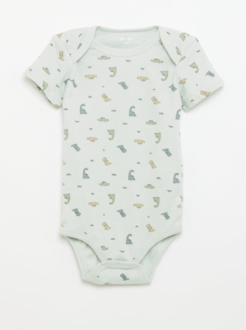 Bodies imprimés en coton - lot de 3 - Kiabi Bodies imprimés en coton - lot de 3 - Kiabi