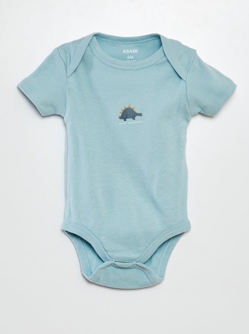 Bodies imprimés en coton - lot de 3 - Kiabi