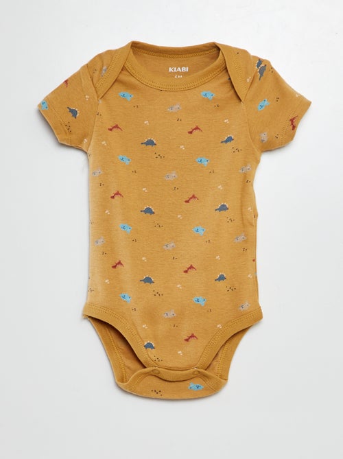 Bodies imprimés en coton - lot de 3 - Kiabi