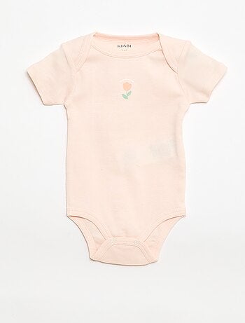 Bodies imprimés en coton - lot de 3