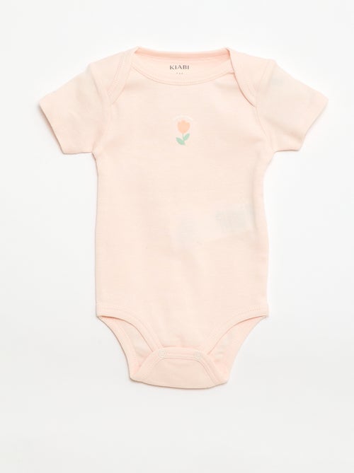 Bodies imprimés en coton - lot de 3 - Kiabi
