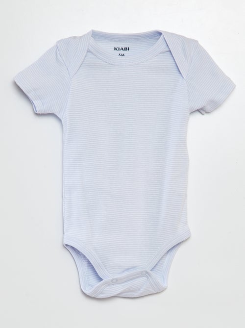 Bodies imprimés en coton - lot de 3 - Kiabi