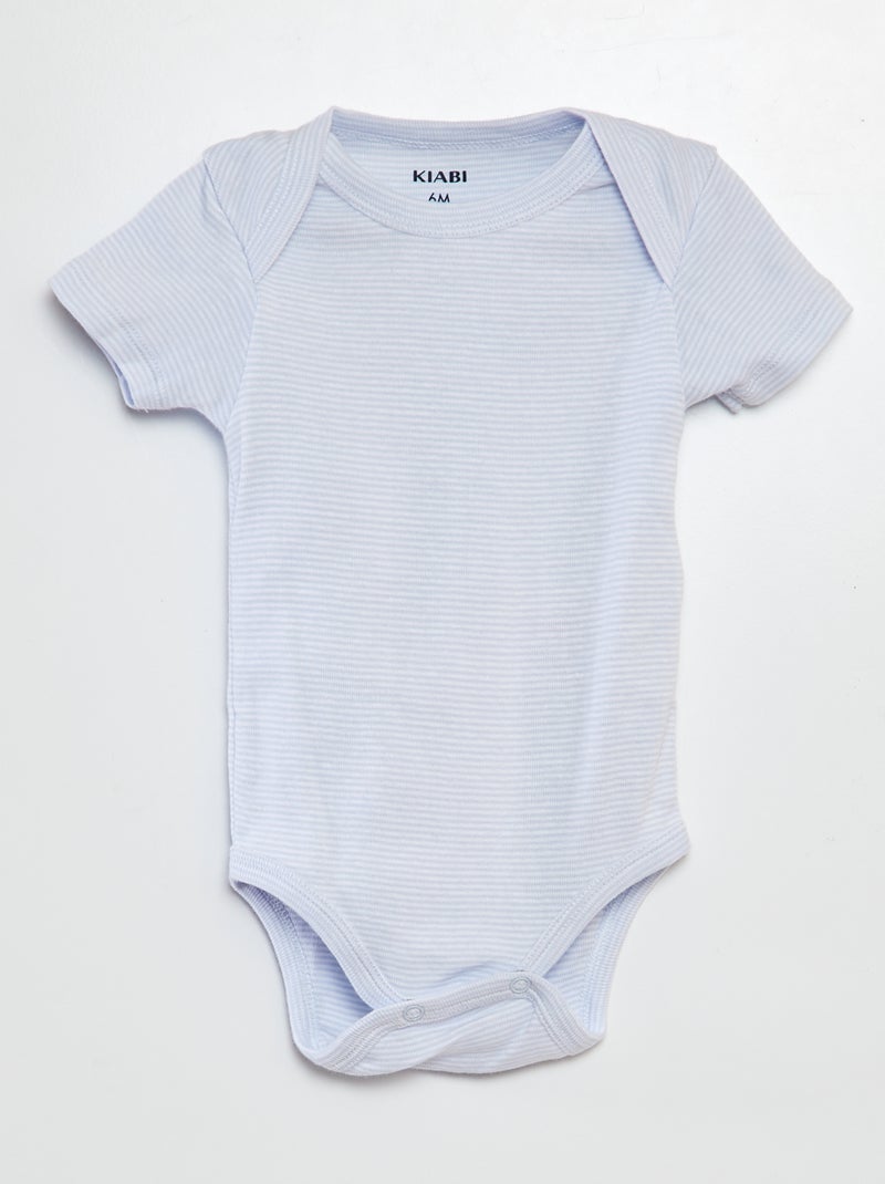 Bodies imprimés en coton - lot de 3 ROSE - Kiabi