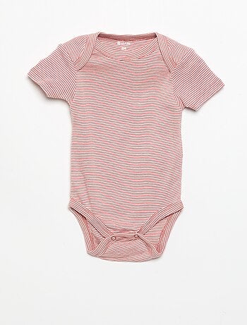 Bodies imprimés en coton - lot de 3