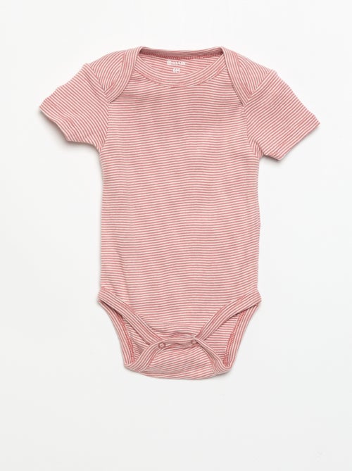 Bodies imprimés en coton - lot de 3 - Kiabi